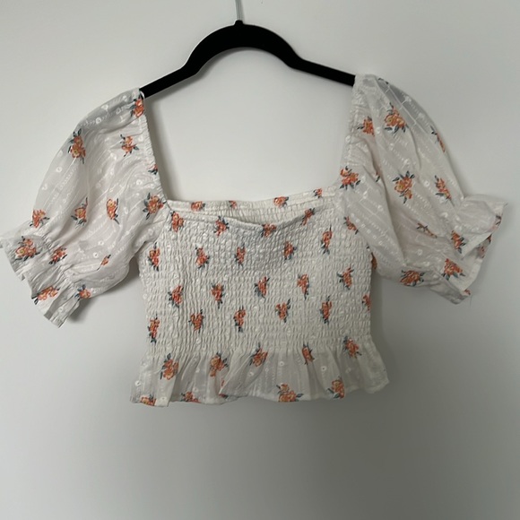 Floral off the shoulder top - Picture 2 of 3